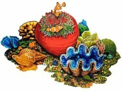 Porcelain Mosaic Coral | Reef Scene B | PORC-CR30B