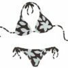 Porcelain Mosaic Floral Bikini | Brown And Blue | PORC-FB34B -Hayward Shop 21769 0 201661213725