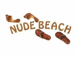 Porcelain Mosaic Nude Beach | 43" X 20" | PORC-NB37