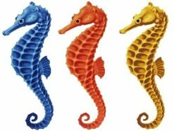 Porcelain Mosaic Blue Seahorse | 4" X 9" | PORC-SH17BL-9 -Hayward Shop 21788 0 201661223918