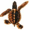 Porcelain Mosaic Turtle Brown | Baby B 5"x5" | PORC-ST21B-BR