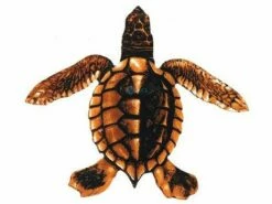 Porcelain Mosaic Turtle Brown | Baby C 5"x5" | PORC-ST22C-BR