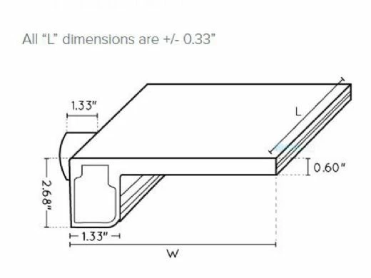 Natural Wonders Classic 18" Waterfall With | 1" Lip Back Port | White | 25577-170-000 12 Natural Wonders Classic 18" Waterfall With | 1" Lip Back Port | White | 25577-170-000 - Image 10