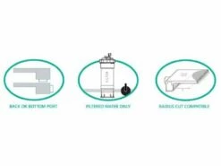 Natural Wonders Classic 24" Waterfall With 1" Lip Back Port | White | 25577-220-000 -Hayward Shop 22460 0 20191230105032