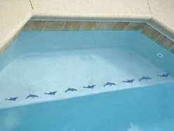 Artistry In Mosaics Mini Dolphin Mosaic | Dark Blue - 6" X 2" | DMIDBLRB -Hayward Shop 4827 2 201622414427