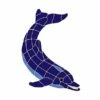 Artistry In Mosaics Dolphin Classic Downward Mosaic | Small - 22" X 16" | DOLBLUDS