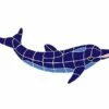 Artistry In Mosaics Dolphin Classic No Curve Mosaic | Small - 11" X 24" | DOLBLUNS -Hayward Shop 4837 0 2016217111636
