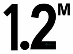 Depth Marker 6x6 Frost Proof Tile | 4" Non-Skid | 1.2M | C622712