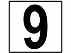 Inlays Depth Marker 5" Frost Proof Tile | 6 Or 9 Smooth | CC611060