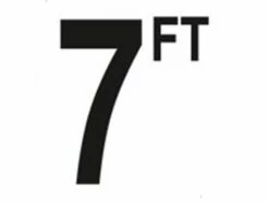 Depth Marker 4" Frost Proof Tile | 7 FT Smooth |DM41-2070