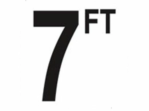 Depth Marker 4" Frost Proof Tile | 7 FT Smooth |DM41-2070 3 Depth Marker 4" Frost Proof Tile | 7 FT Smooth |DM41-2070