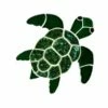Artistry In Mosaics Turtle Classic Topview Green Mosaic | Small - 9" X 9" | TURGRETS 1 Artistry In Mosaics Turtle Classic Topview Green Mosaic | Small - 9" X 9" | TURGRETS -Hayward Shop 4993 0 2016314103013