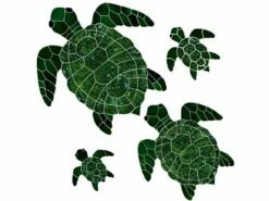 Artistry In Mosaics Turtle Classic Topview Green Mosaic | Small - 9" X 9" | TURGRETS 5 Artistry In Mosaics Turtle Classic Topview Green Mosaic | Small - 9" X 9" | TURGRETS -Hayward Shop 4993 2 2016314103014