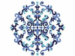 Artistry In Mosaics Masterpiece Medallion Mosaic | 42" X 42" | MMAMCOOL