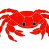 Artistry In Mosaics Crab Red Mosaic | 11" | CFRREDOS -Hayward Shop 5019 0 2016212153246