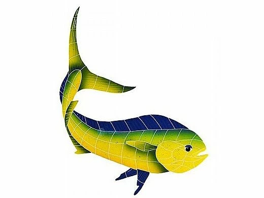 Artistry In Mosaics Cow Dolphin Mosaic | 30" X 23" | DCOYELRM 3 Artistry In Mosaics Cow Dolphin Mosaic | 30" X 23" | DCOYELRM