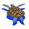 Artistry In Mosaics Loggerhead Turtle With Shadow Glass Mosaic | Small - 28" X 29" | G-LTSHS -Hayward Shop 5079 0 20164814129