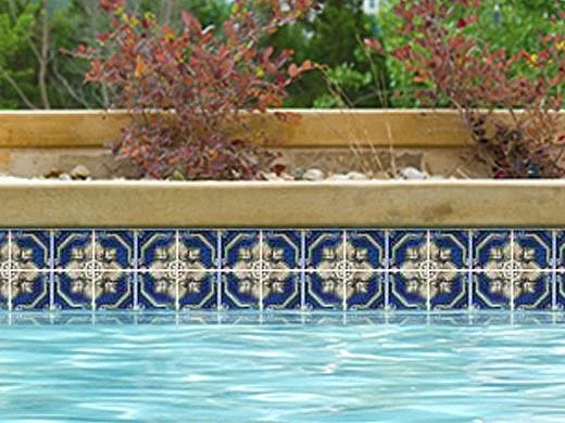 National Pool Tile Iberia Series | Royal Blue Print | La-Mancha 6 National Pool Tile Iberia Series | Royal Blue Print | La-Mancha - Image 4