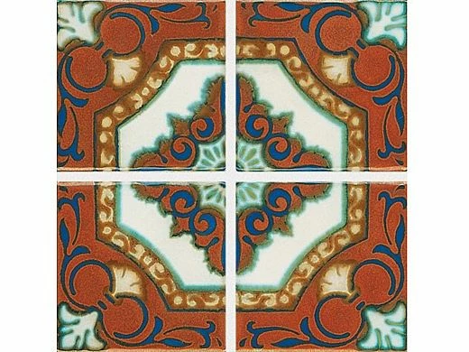 National Pool Tile Iberia Series | Rust Print | Santiago 3 National Pool Tile Iberia Series | Rust Print | Santiago