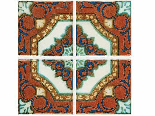 National Pool Tile Iberia Series | Rust Print | Santiago 4 National Pool Tile Iberia Series | Rust Print | Santiago - Image 2