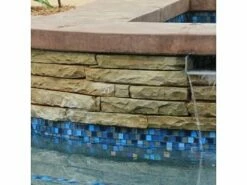 National Pool Tile Jules 1x1 Glass Tile | Rustic Blue | 9730-5AT -Hayward Shop 63931 1 2011828212516