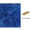 National Pool Tile Seven Seas 3x12 Single Bullnose Pool Tile | Mediterranean Blue | PA32 SBN