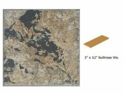 National Pool Tile Verona 3x12 Single Bullnose Pool Tile | Tavora Tan | VR682 SBN