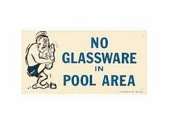 Sign No Glassware | 41332