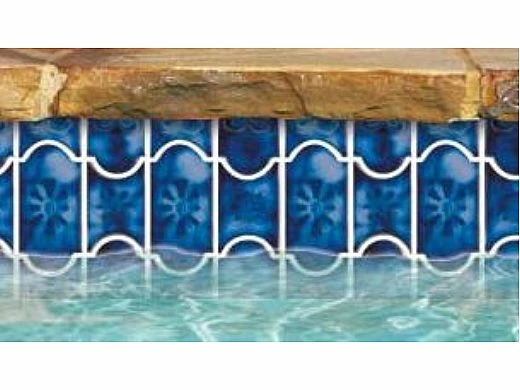 National Pool Tile Botanical Series Pool Tile | Sky Blue | BUE22 4 National Pool Tile Botanical Series Pool Tile | Sky Blue | BUE22 - Image 2