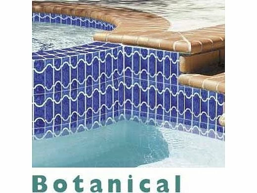 National Pool Tile Botanical Series Pool Tile | Lake Blue | BUE44 5 National Pool Tile Botanical Series Pool Tile | Lake Blue | BUE44 - Image 3