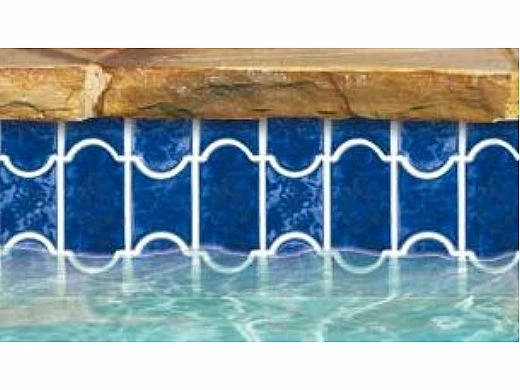 National Pool Tile Botanical Series Pool Tile | Lake Blue | BUE44 4 National Pool Tile Botanical Series Pool Tile | Lake Blue | BUE44 - Image 2