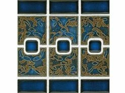 National Pool Tile Luciana Series Pool Tile | Terra Blue | LC-2440S