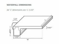 Natural Wonders Arch Waterfall 12" With 1" Lip Back Port | White | 25577-150-000 15 Natural Wonders Arch Waterfall 12" With 1" Lip Back Port | White | 25577-150-000 -Hayward Shop 93424 0 20203418056